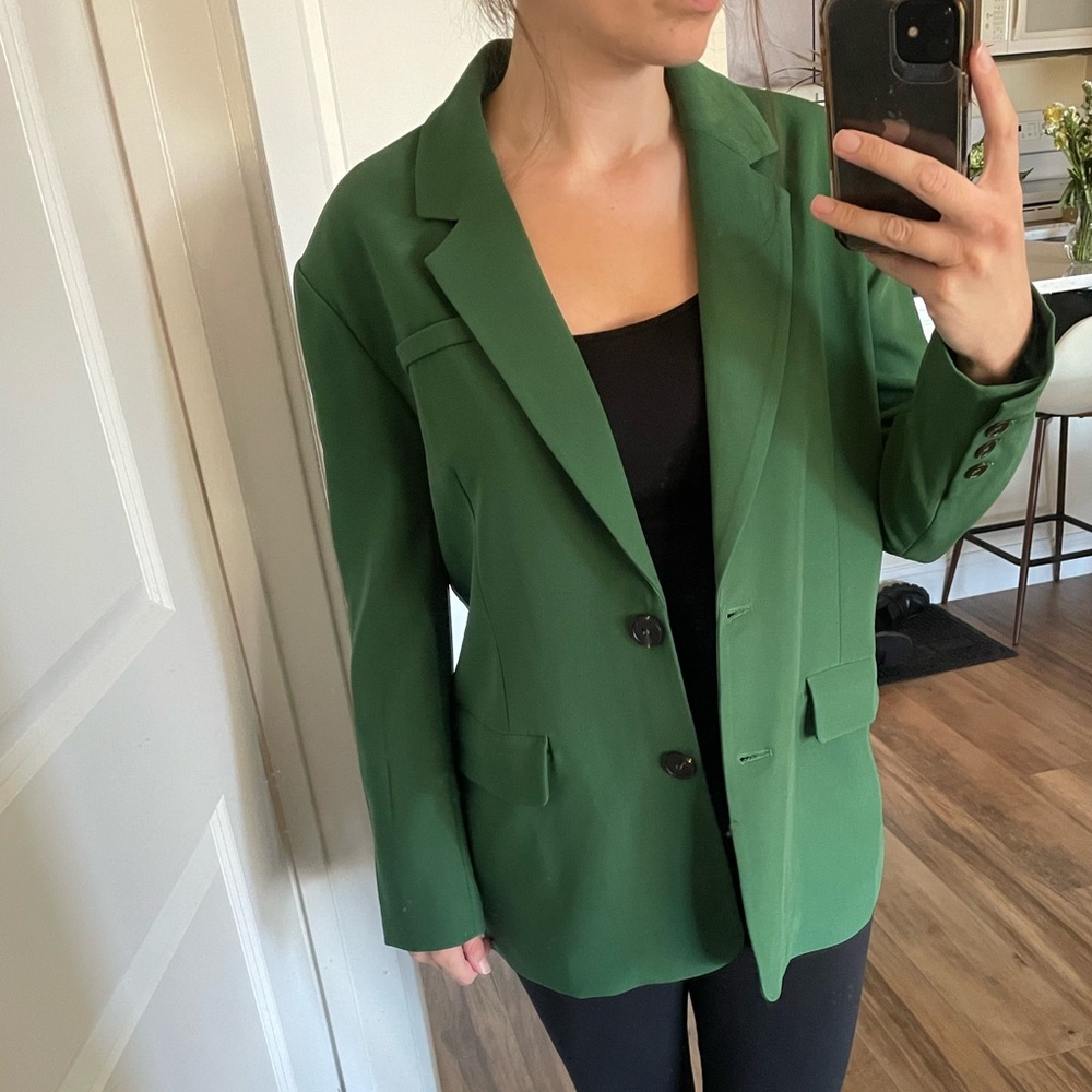 Ludovica Boutique Green Oversize Blazer